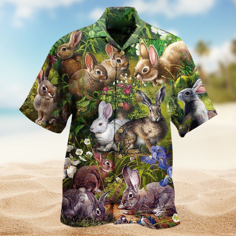Rabbit Garden Edition – Hawaiian Shirt
