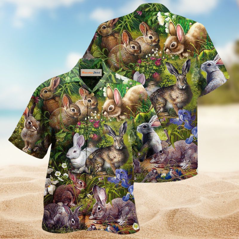 Rabbit Garden Edition – Hawaiian Shirt