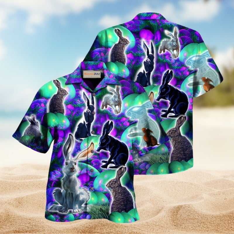 Rabbit Get Egg Cited For Easter Edition – Hawaiian Shirt