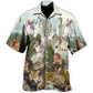 Thoughtful Rabbit Artistic Life Theme - Hawaiian Shirt