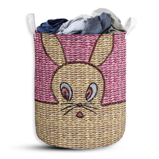 Rabbit Wicker - Laundry Basket - Owls Matrix LTD