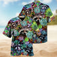 Raccoon Succulent Edition – Hawaiian Shirt