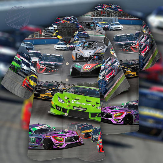 Racing Car Realistic Style – Hawaiian Shirt