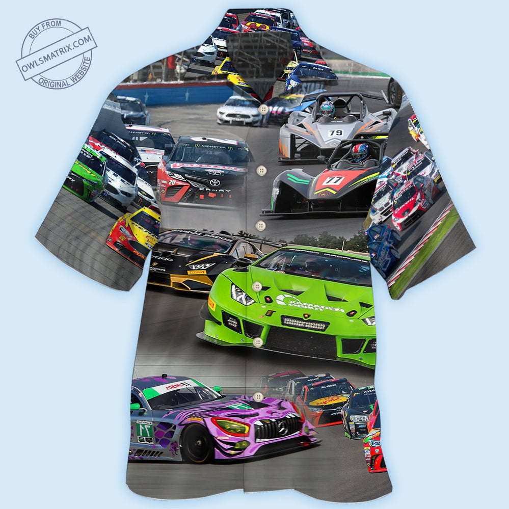 Racing Car Realistic Style – Hawaiian Shirt