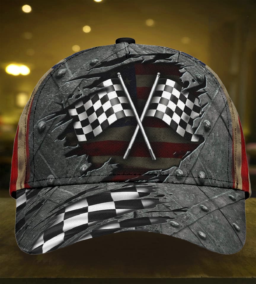 Racing Crack Pattern Motorsport Style – Classic Cap