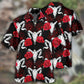 Ram Skull And Rose Art – Hawaiian Shirt