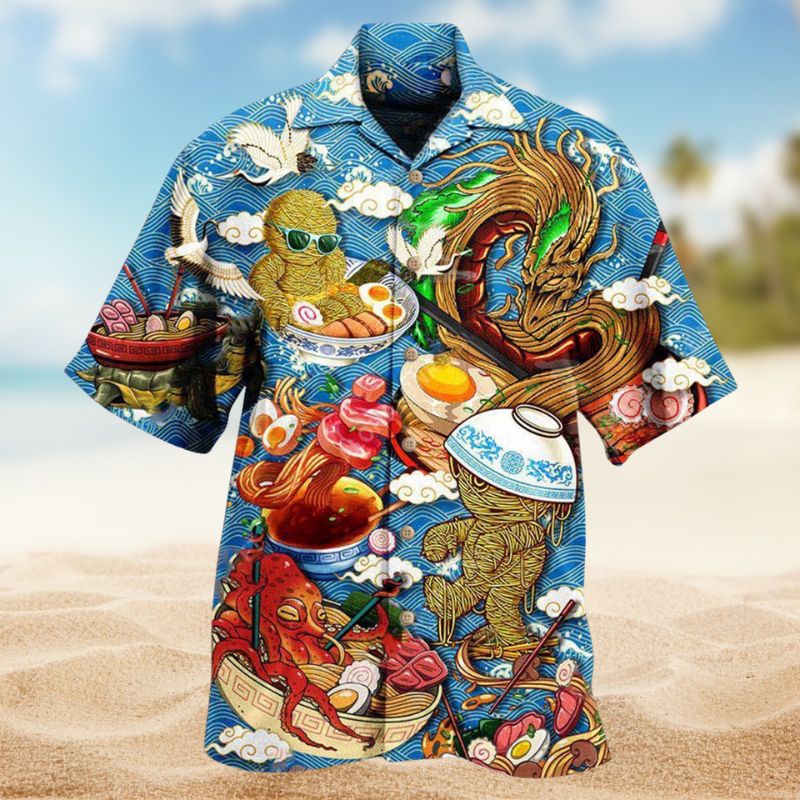 Ramen Fixes Everything Edition – Hawaiian Shirt