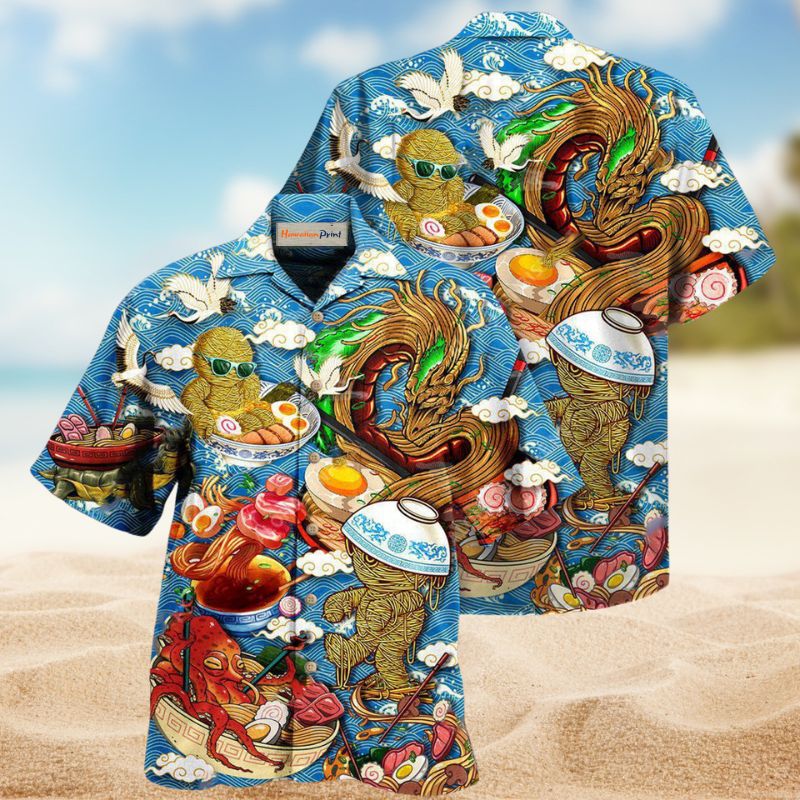 Ramen Fixes Everything Edition – Hawaiian Shirt
