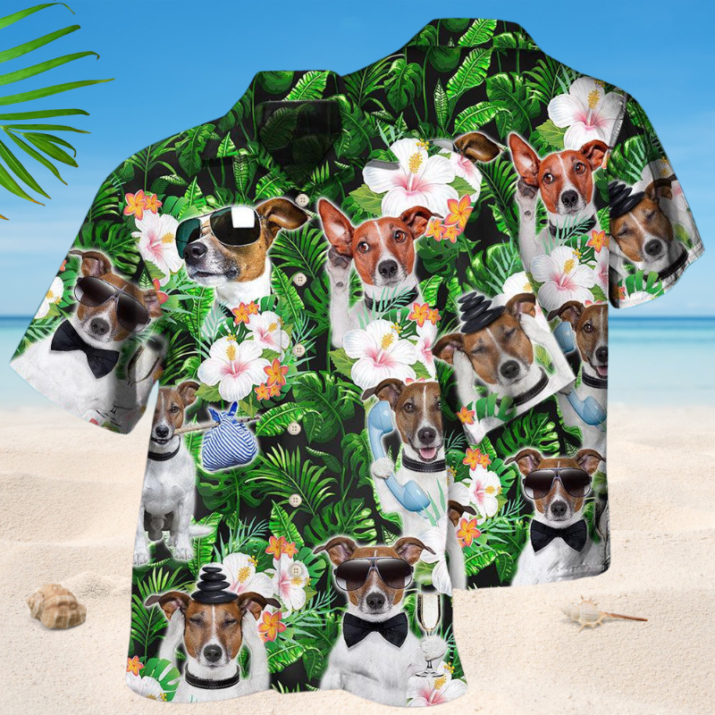 Rat Terrier Tropical Dog Lover Style – Hawaiian Shirt