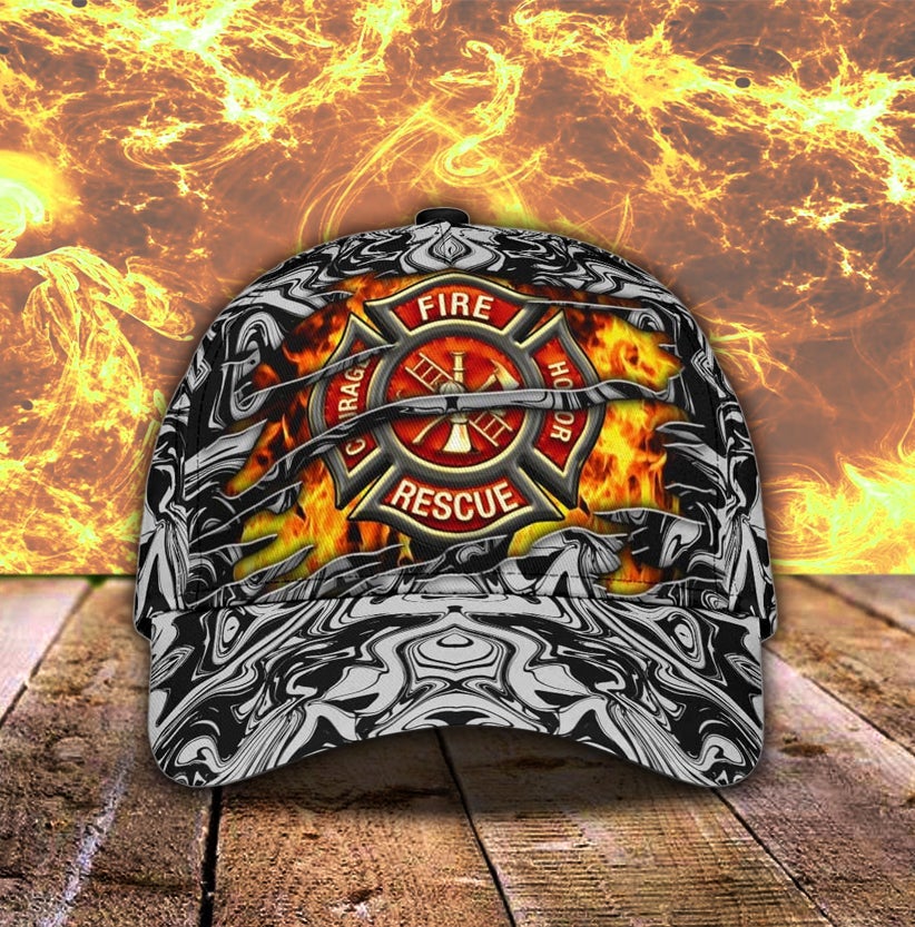 Red Courage Fire Honor Rescue – Classic Cap