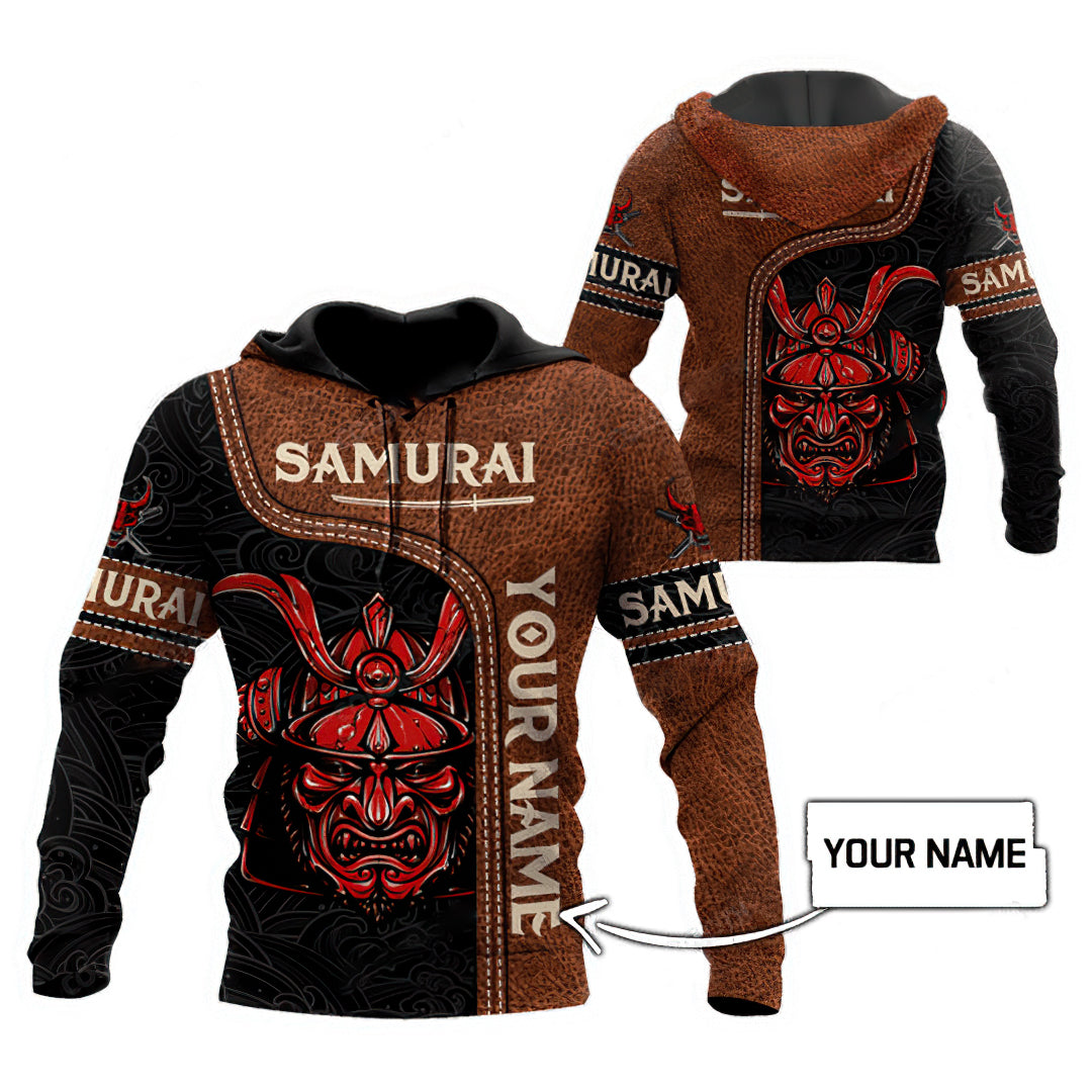 Red Samurai Custom Art – 3D Hoodie