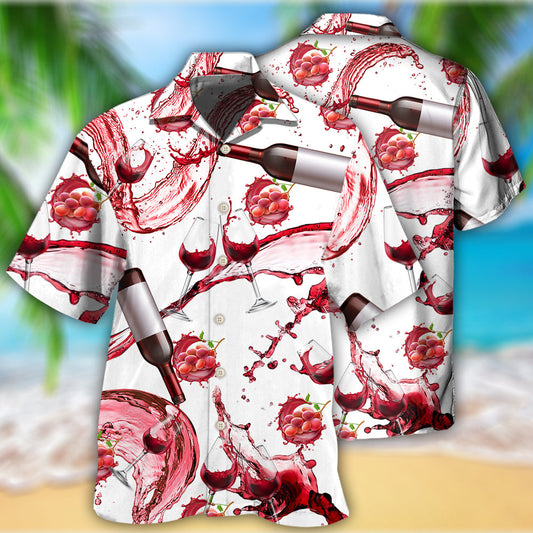Red Wine Chill Tonight Style – Hawaiian Shirt