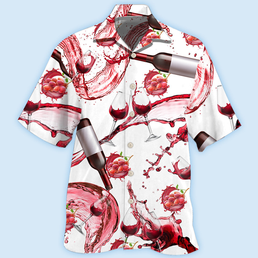 Red Wine Chill Tonight Style – Hawaiian Shirt