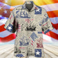 Sailing USA Flag Patriotic - Hawaiian Shirt