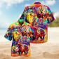 Rhino Painting Style Limited Edition – Hawaiian Shirt