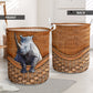 Rhino Rattan Teaxture - Laundry Basket - Owls Matrix LTD