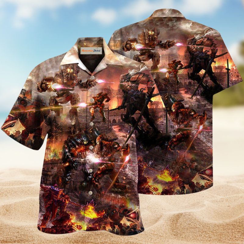 Robot Battle Field Edition – Hawaiian Shirt