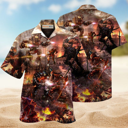 Robot Battle Field Edition – Hawaiian Shirt