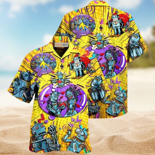 Robot Heartbeat Edition – Hawaiian Shirt