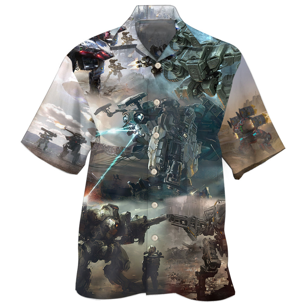 Robot Futuristic Cool Design – Hawaiian Shirt