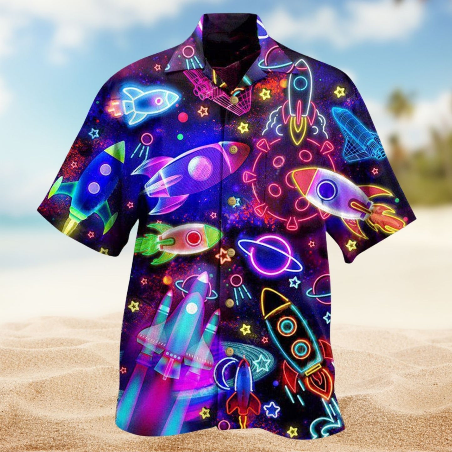 Rocket Shoot For Stars Edition – Hawaiian Shirt