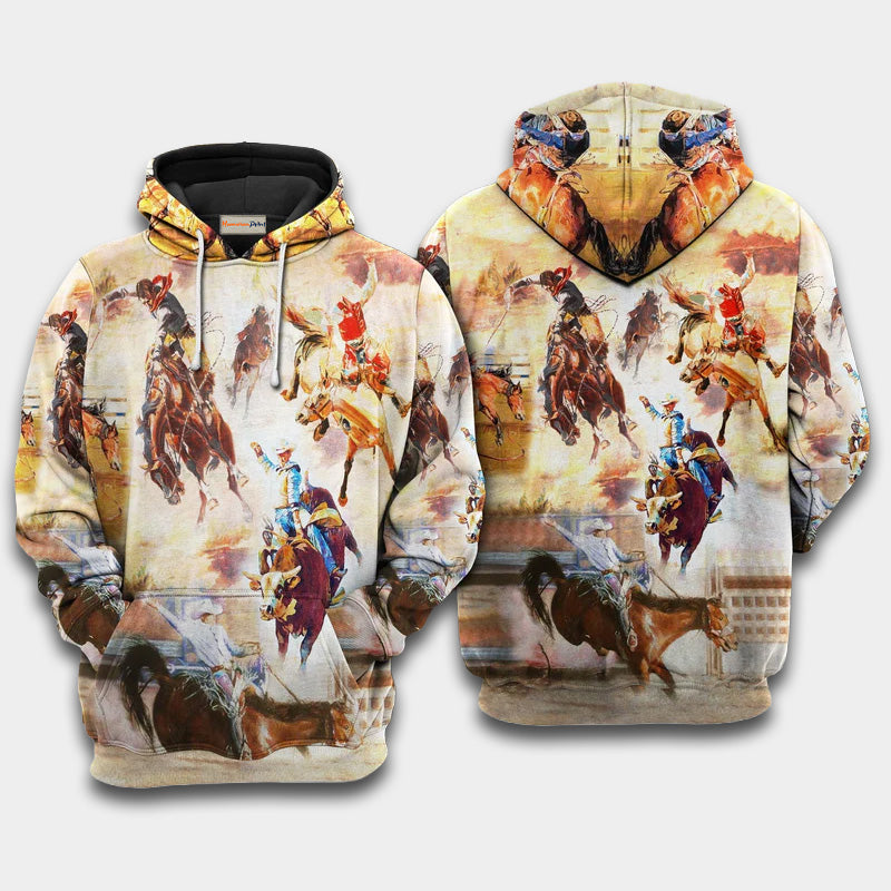 Rodeo Horse Legacy Art – 3D Hoodie