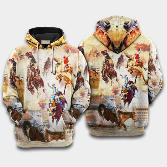 Rodeo Horse Legacy Art – 3D Hoodie