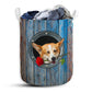 Romantic Corgi - Laundry Basket - Owls Matrix LTD
