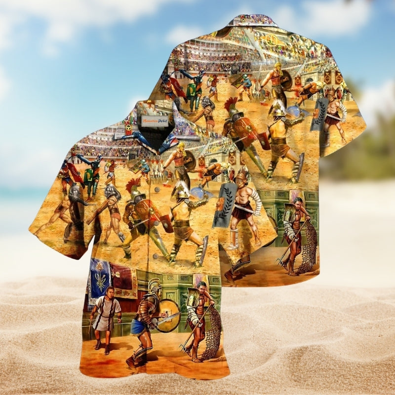 Rome Be A Warrior Not A Worrier Limited Edition – Hawaiian Shirt
