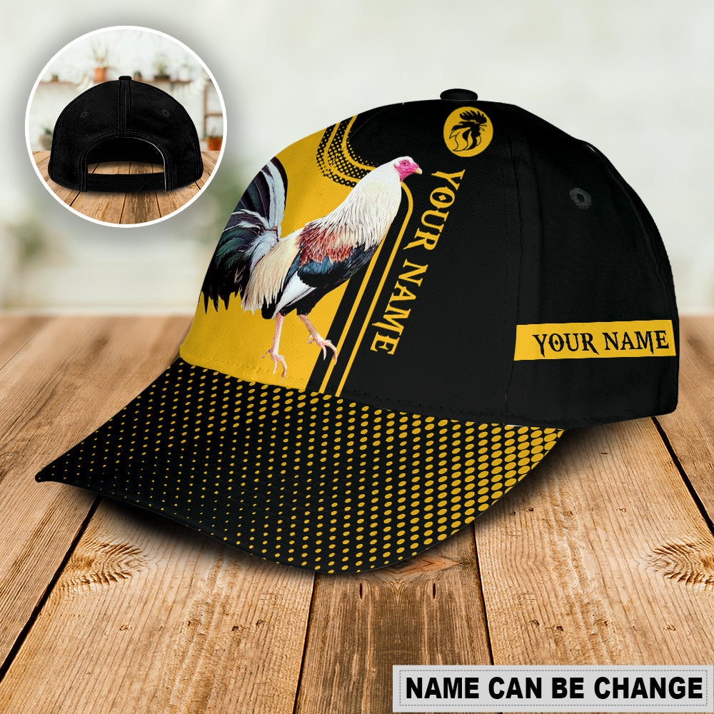 Rooster Yellow Lover Personalized – Classic Cap