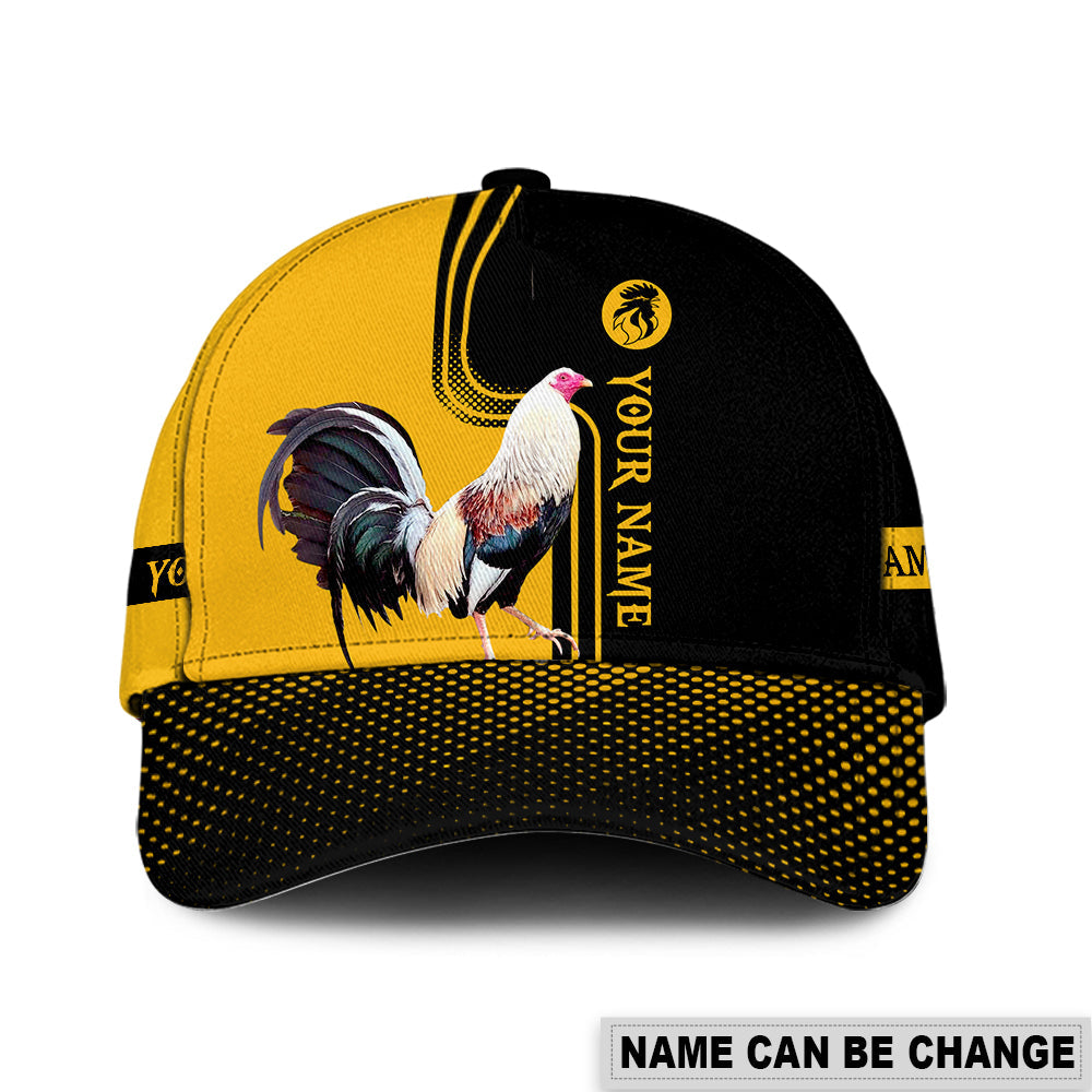 Rooster Yellow Lover Personalized – Classic Cap