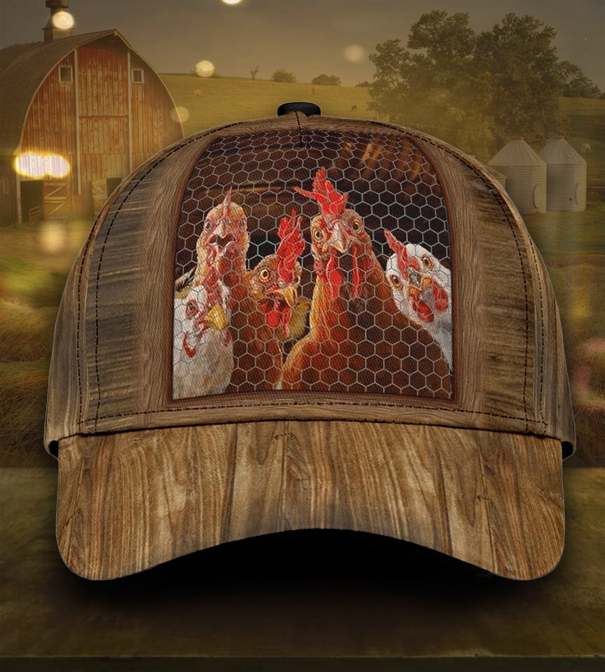 Rooster Family Farm Life Theme – Classic Cap