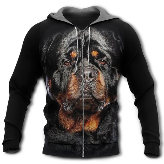 Rottweiler Dog Is My Friend - 3D Hoodie