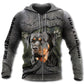Rottweiler Dog My Friend Style - 3D Hoodie