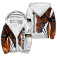 Brown Horse Love 3D Art – 3D Hoodie