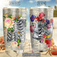 Skull And Floral In My Mind Personalized 20 Oz Tumbler