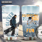 Snowboarding Adventure Personalized 20 Oz Tumbler For Hot Cold Drinks And Travel
