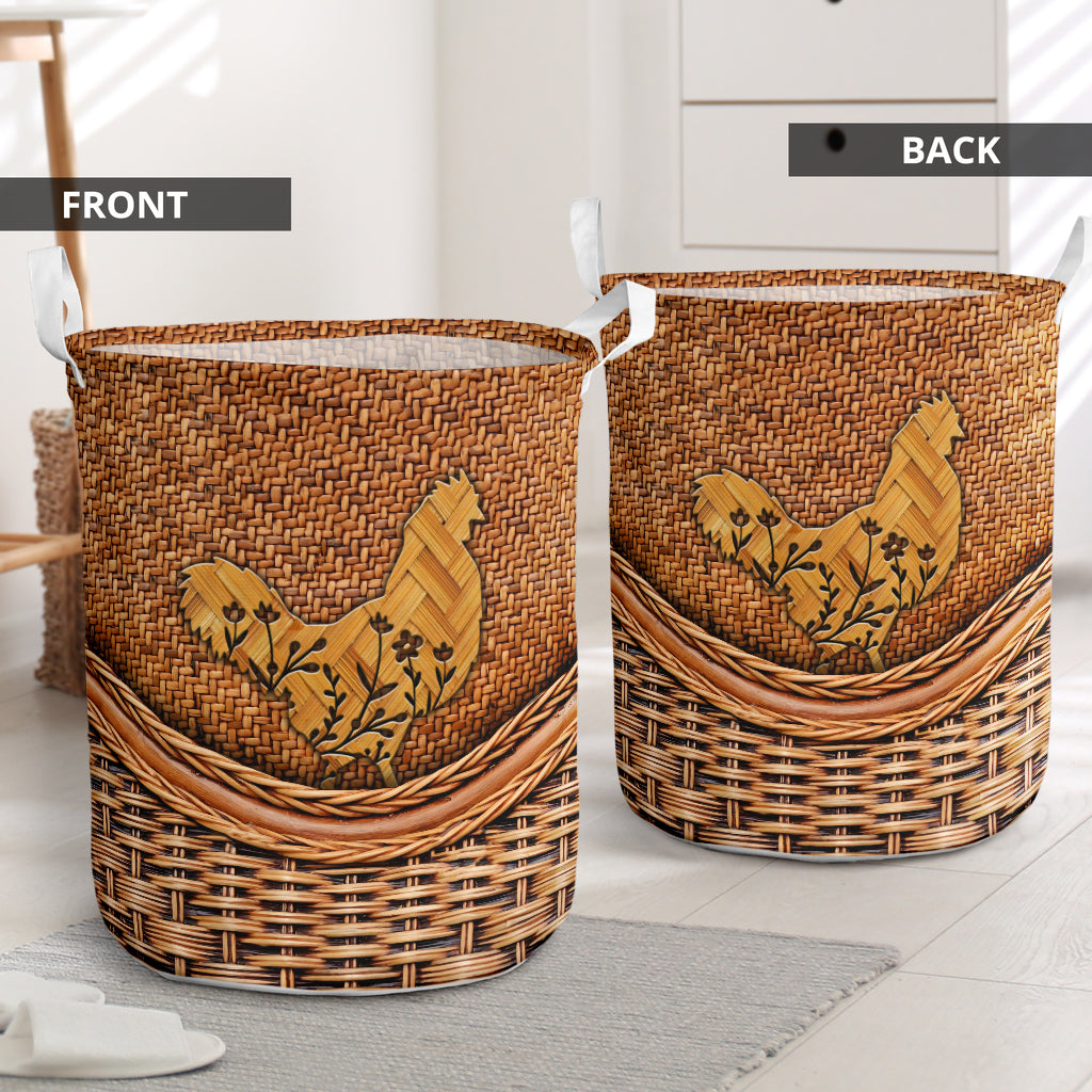 Chicken wicker - Laundry basket-Owls Matrix