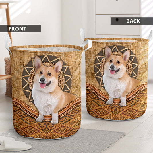 A corgi ratan - Laundry basket-Owls Matrix
