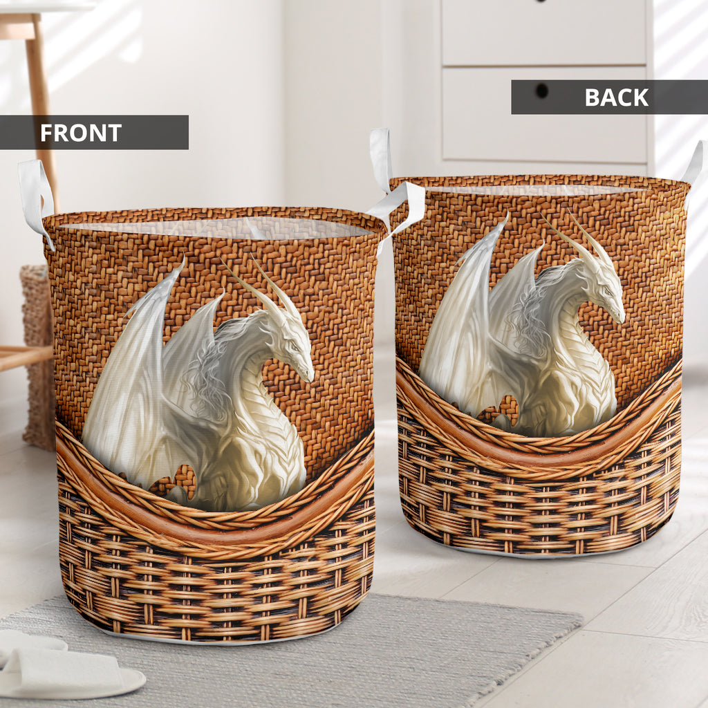 Dragon brown - Laundry basket-Owls Matrix