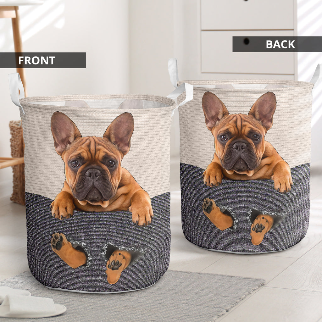 French bulldog hole - Laundry basket - Owls Matrix LTD