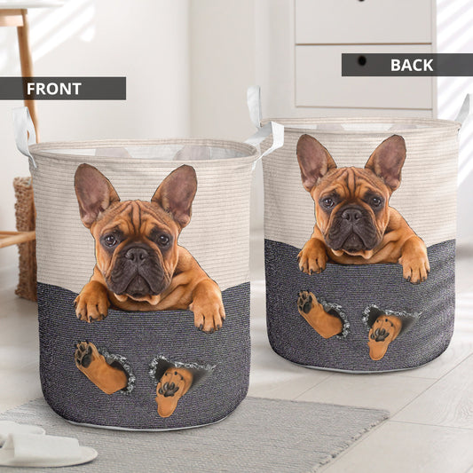French bulldog hole - Laundry basket - Owls Matrix LTD