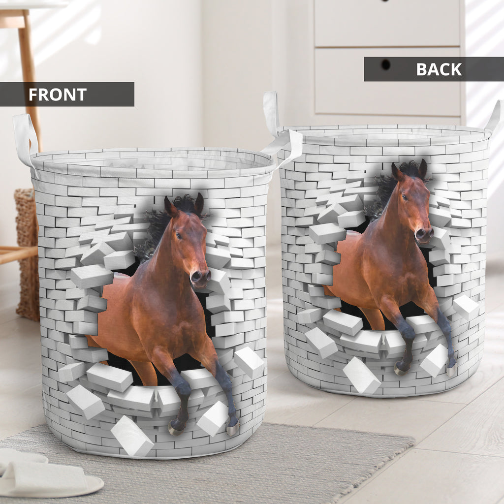 Horse wall break - Laundry basket-Owls Matrix