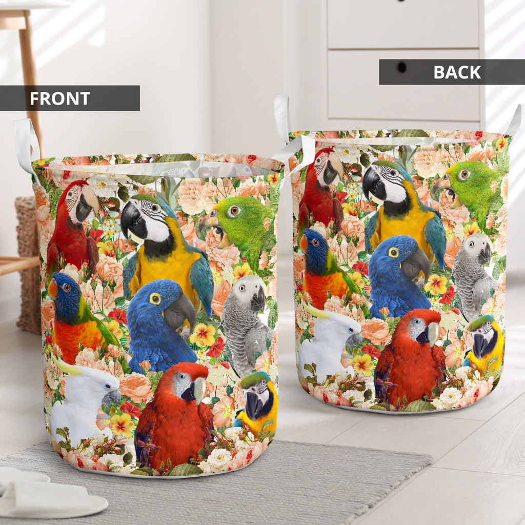 Parrot tropical - Laundry basket - Owls Matrix LTD