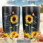 Sunflower Many Blessings Personalized 20 Oz Tumbler