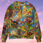 Beautiful Colorful Cat Painting Art – Sweater - Ugly Christmas Sweater