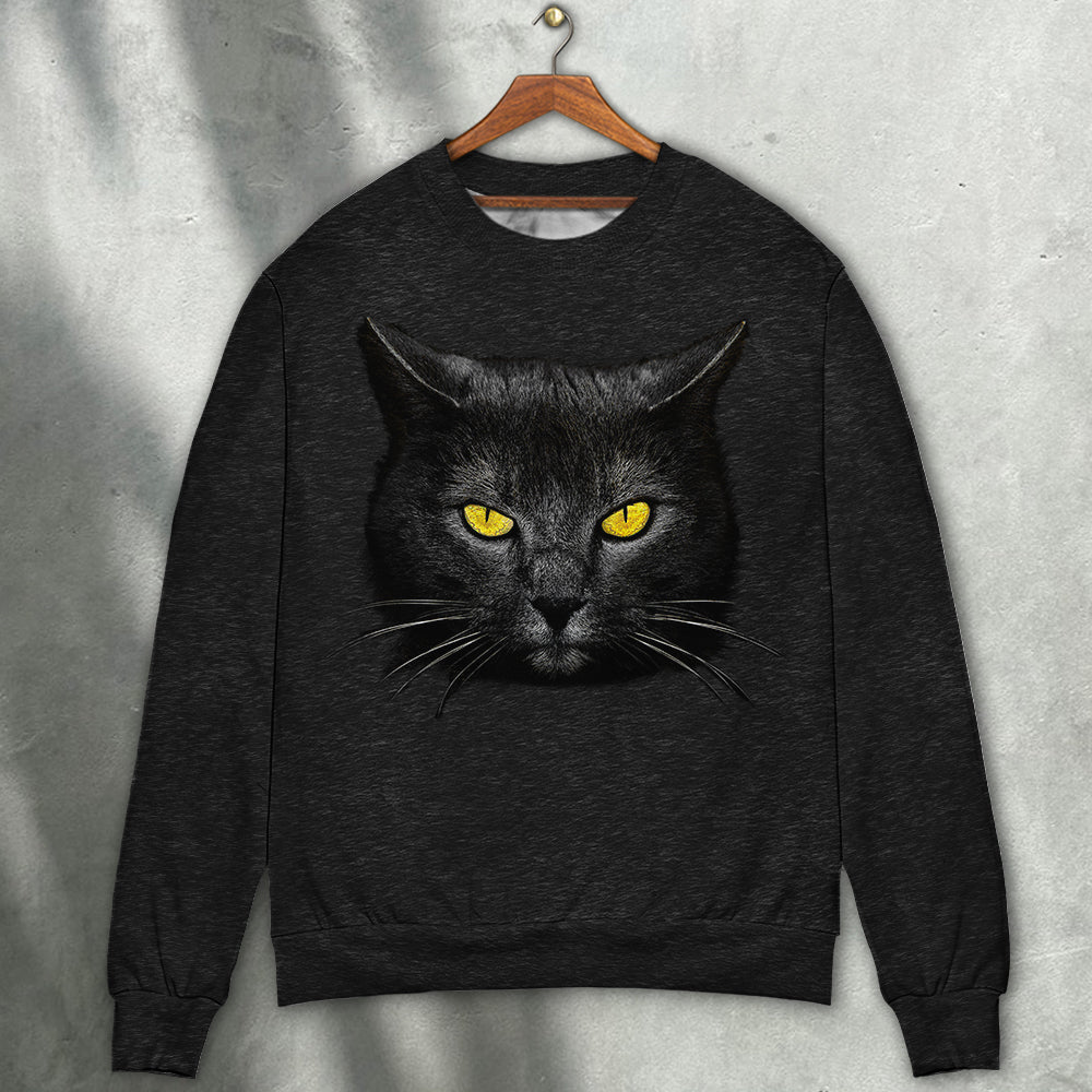 Cool Cat Loves Dark Style – Sweater - Ugly Christmas Sweater