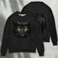 Cool Cat Loves Dark Style – Sweater - Ugly Christmas Sweater