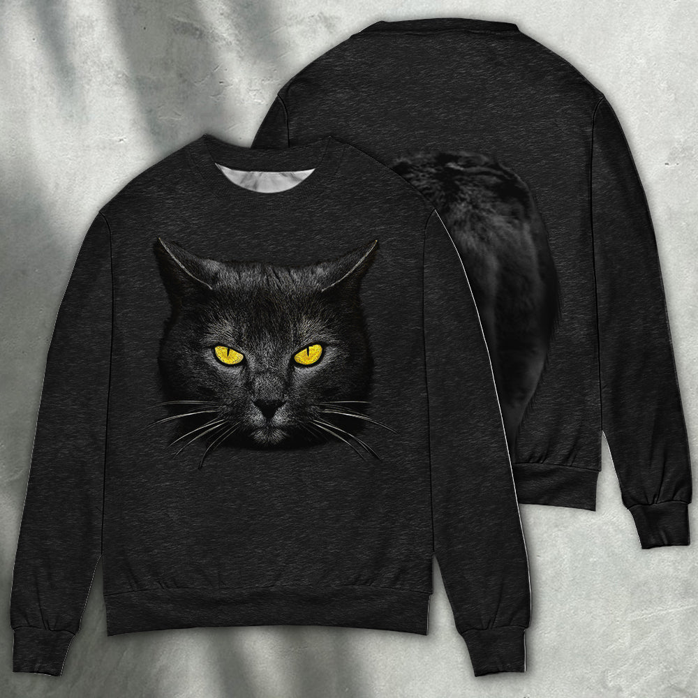 Cool Cat Loves Dark Style – Sweater - Ugly Christmas Sweater