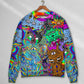 Hippie Cat Abstract Mind Art – Sweater - Ugly Christmas Sweater
